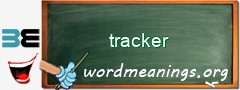 WordMeaning blackboard for tracker